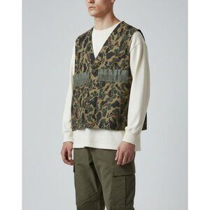 Black Sheep Camouflage Hunting Vest L With Pockets & Elastic Cartridge Loops